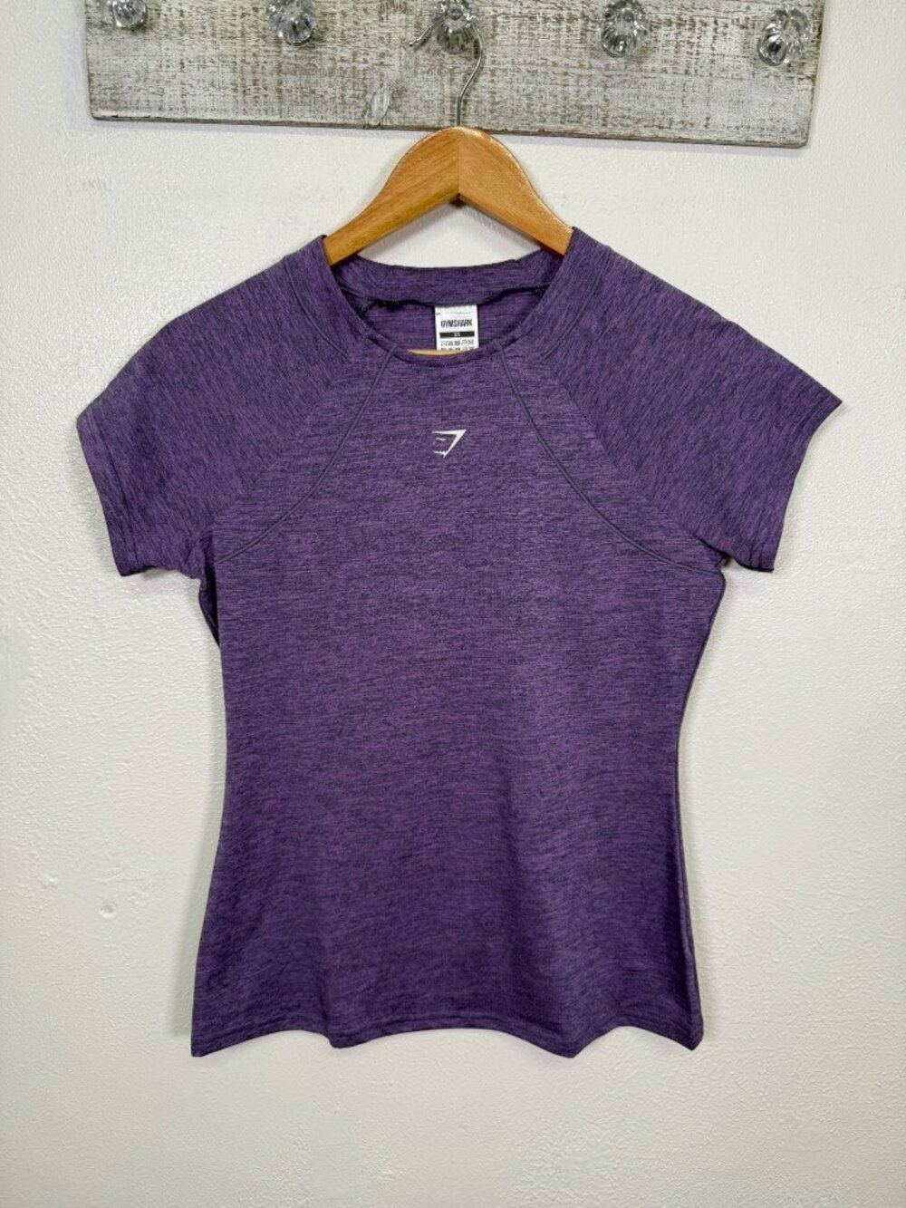 Gymshark Running T-Shirt Short Sleeve Purple Workout Outdoors Athleisure X-small